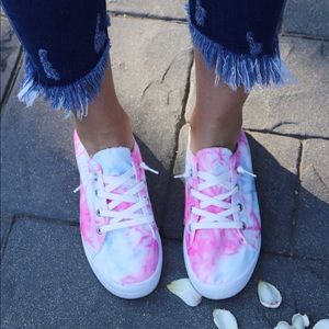 🔥Flash Sale🔥Pink & Blue Tie Dye Sneaker